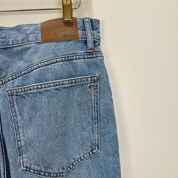 Madewell The 90s Straight Jean Revoir Wash Blue Relaxed High Rise US 28 NWT. - Picture 12 of 16